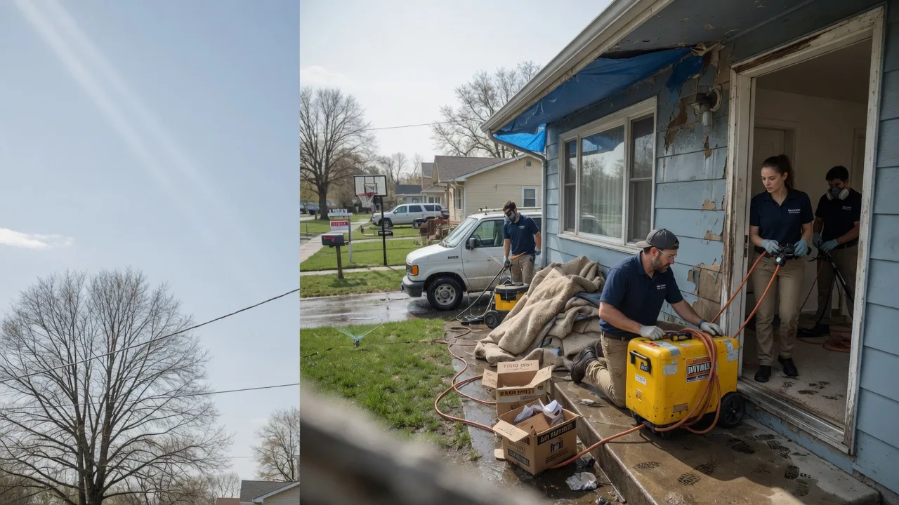 Basement Flood Cleanup in Tuttle, ND near me